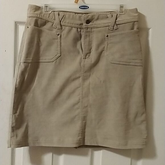 Merrell Jasmund Tan corduroy mini skirt size 4 - Picture 1 of 8
